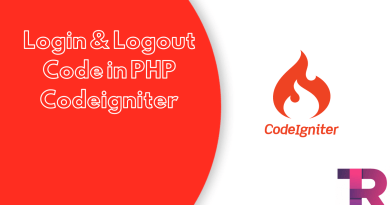 Login Logout Code in PHP Codeigniter Torque Programming