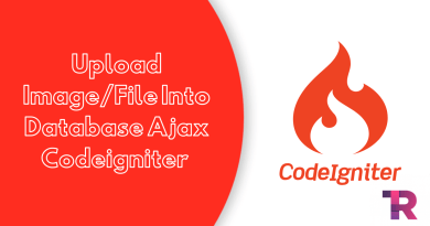 Upload ImageFile Into Database Ajax Codeigniter Torque Programming