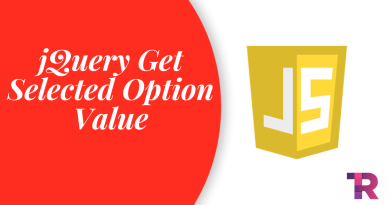 jQuery Get Selected Option Value