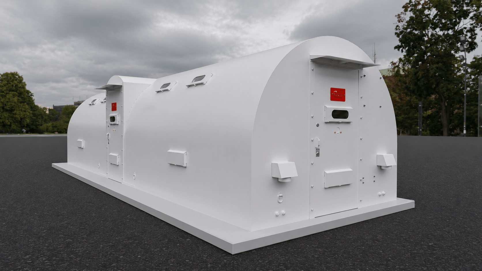 10’x24’x8’ Curved Storm Shelter