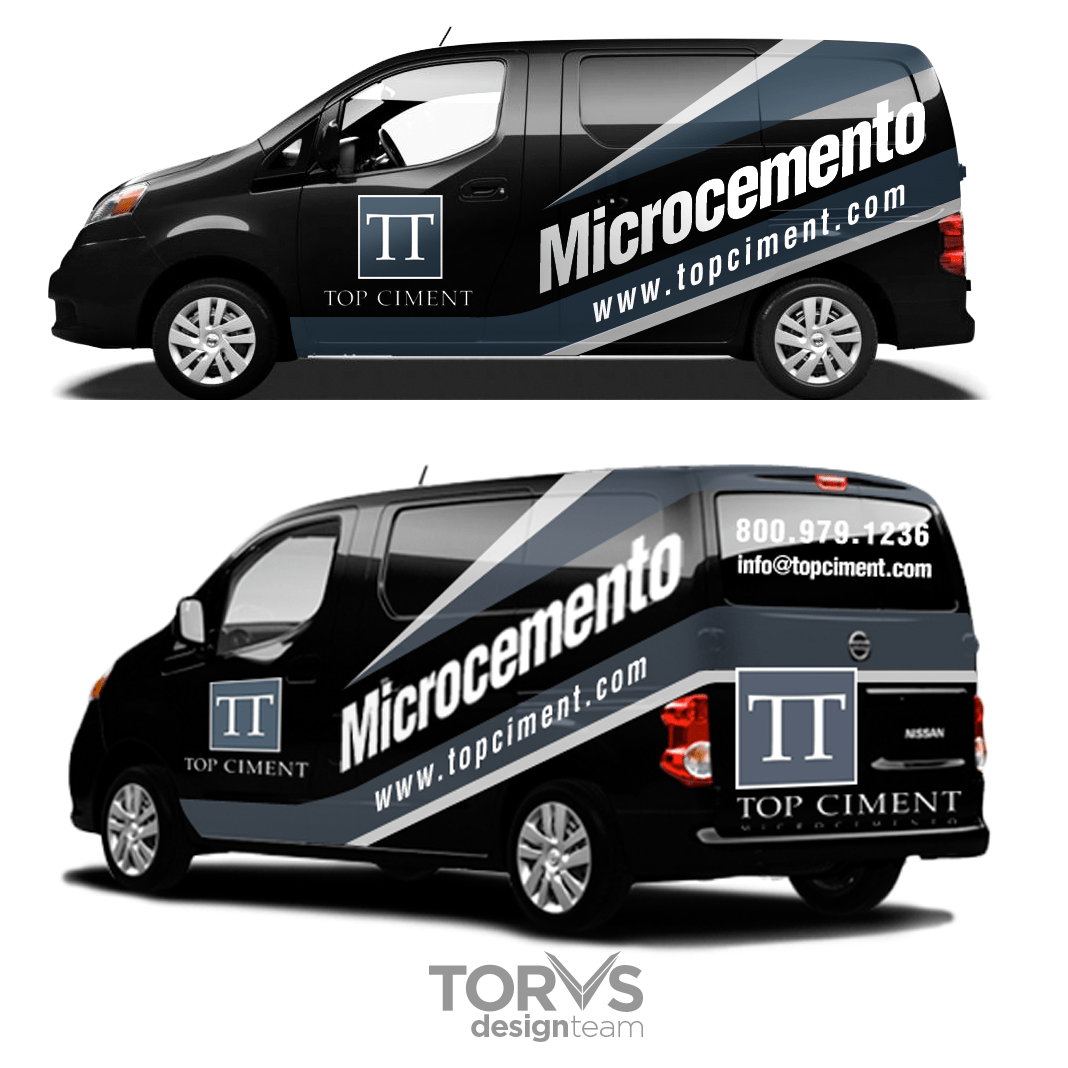 Top Ciment Van Wrap