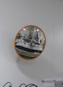Round Food Processing Mirrors