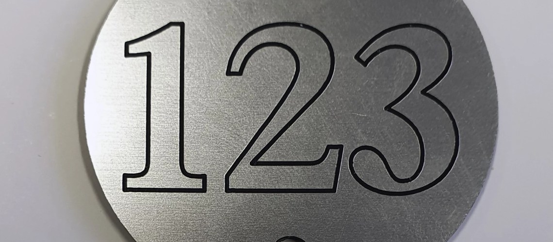 Table and door numbers Hotel