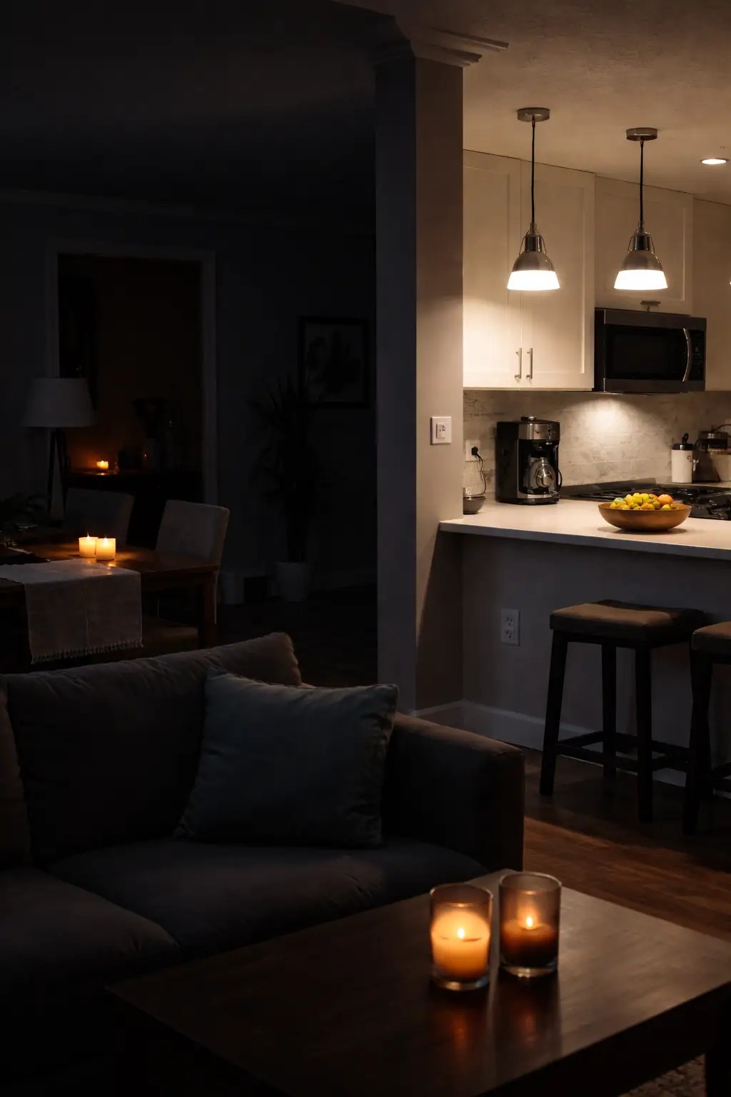 house with multiple rooms without power, outlets and lights not working