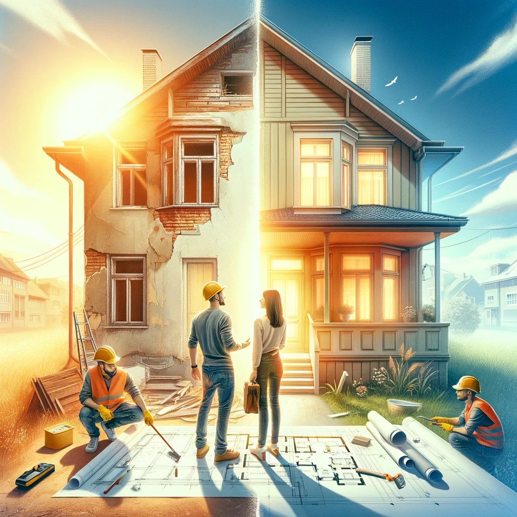 The best sequence for house renovation