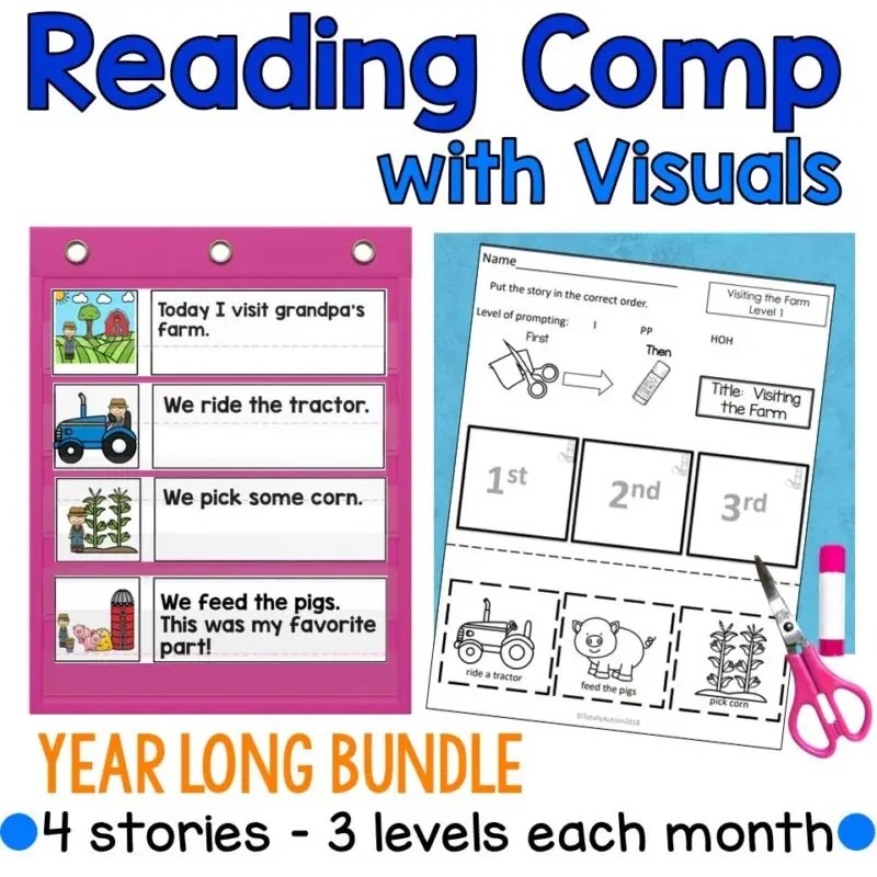 reading comprehension with visuals