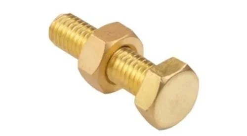 1/4" BRASS NUT AND BOLT