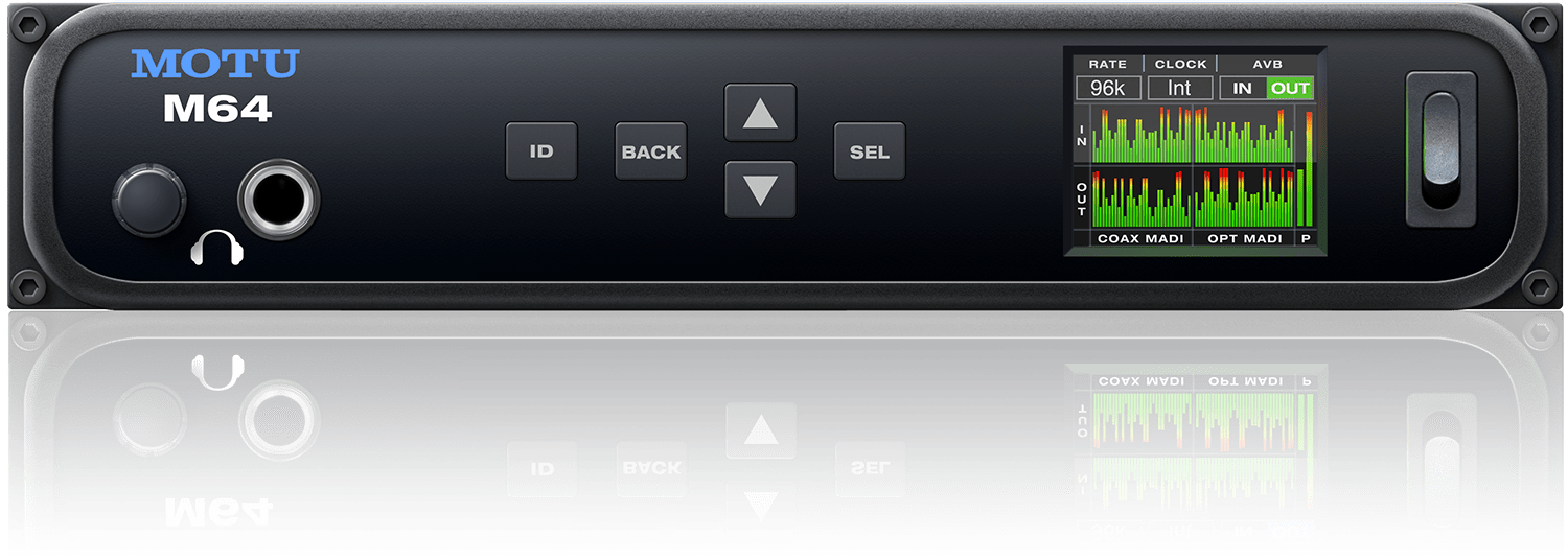 Motu M64 USB / AVB Interface with MADI