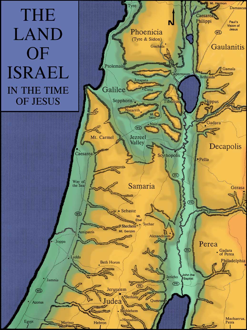 Way Of Blood Jerusalem Map Jesusmap 