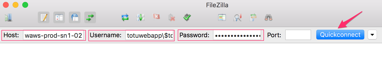 FileZilla 접속
