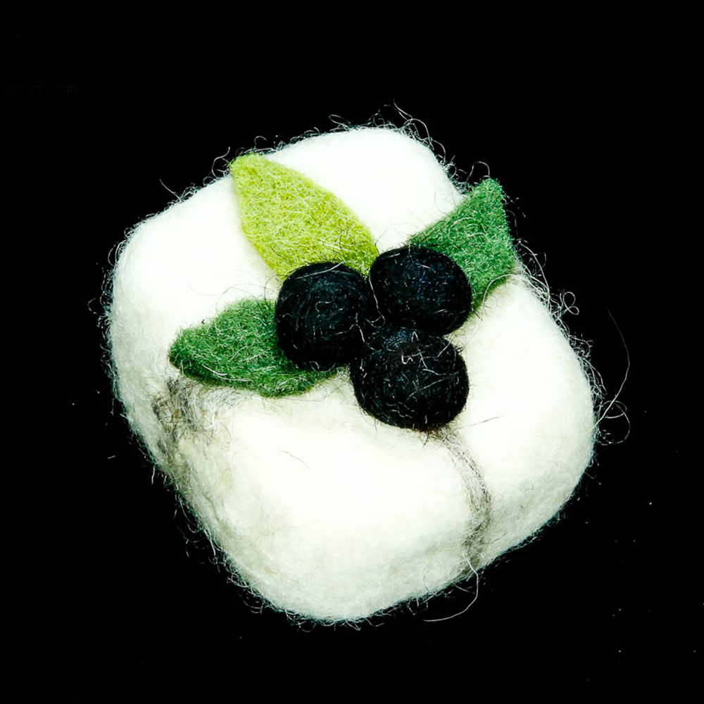 Olive Oil Soap covered with wool