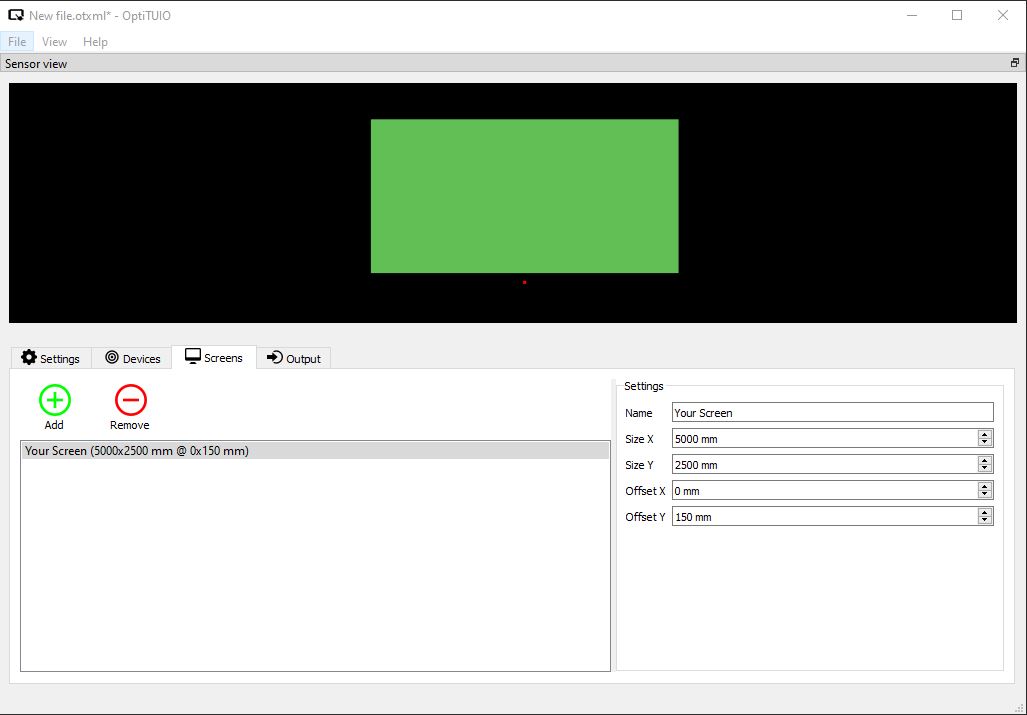OptiTUIO User Interface