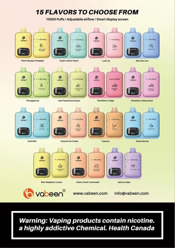 Vabeen Flex Air Infinity | 5% Nicotina 10000 Caladas