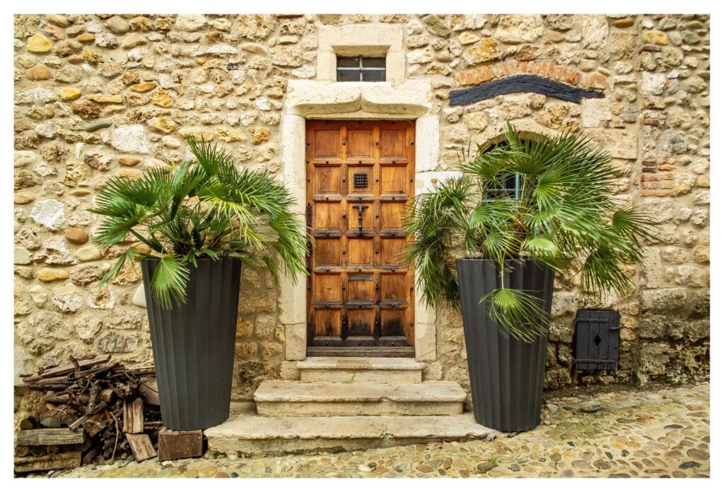 Prächtige Türe zu einem Stadthaus