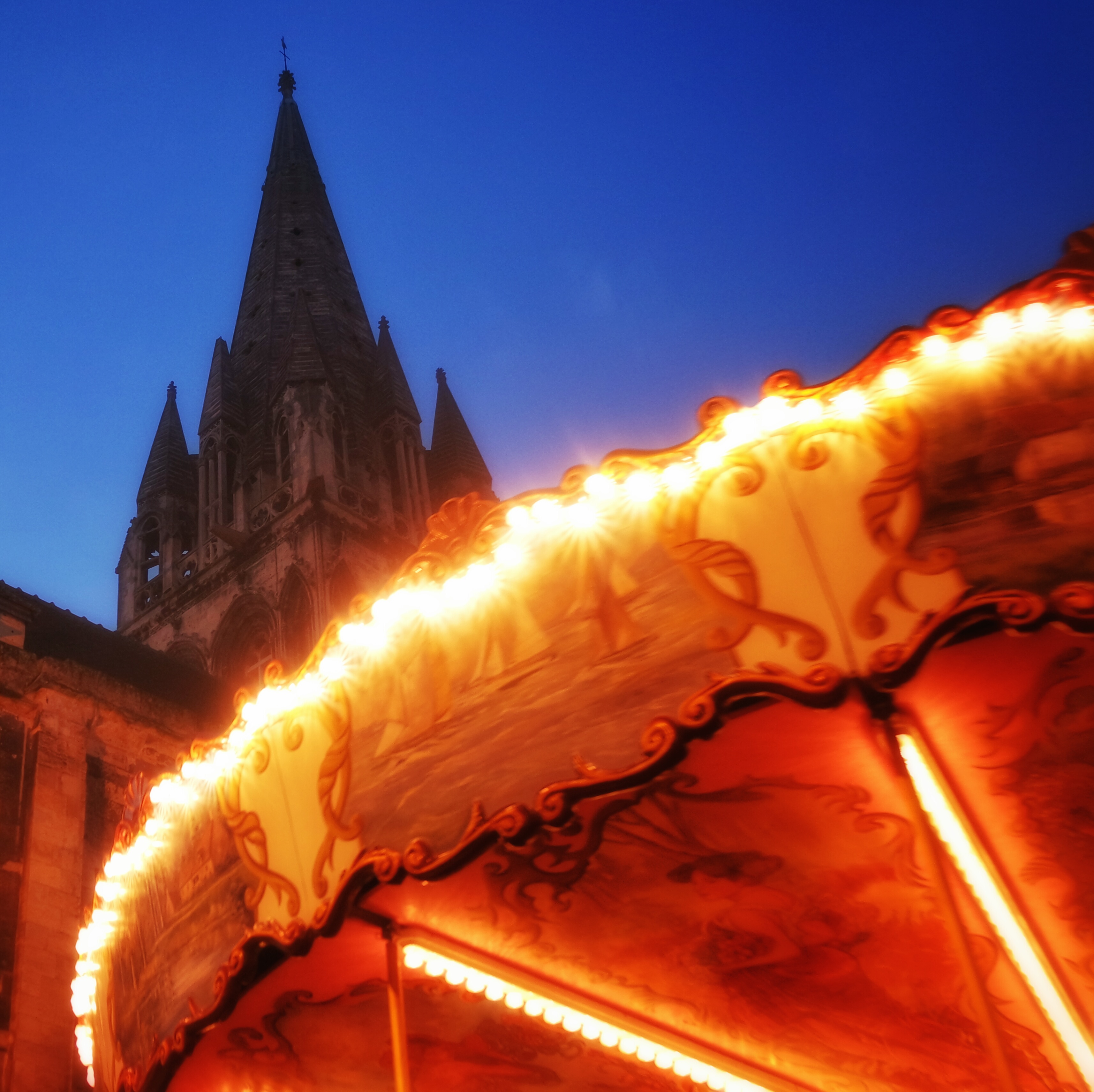 Dans les rues du centre historique de Caen