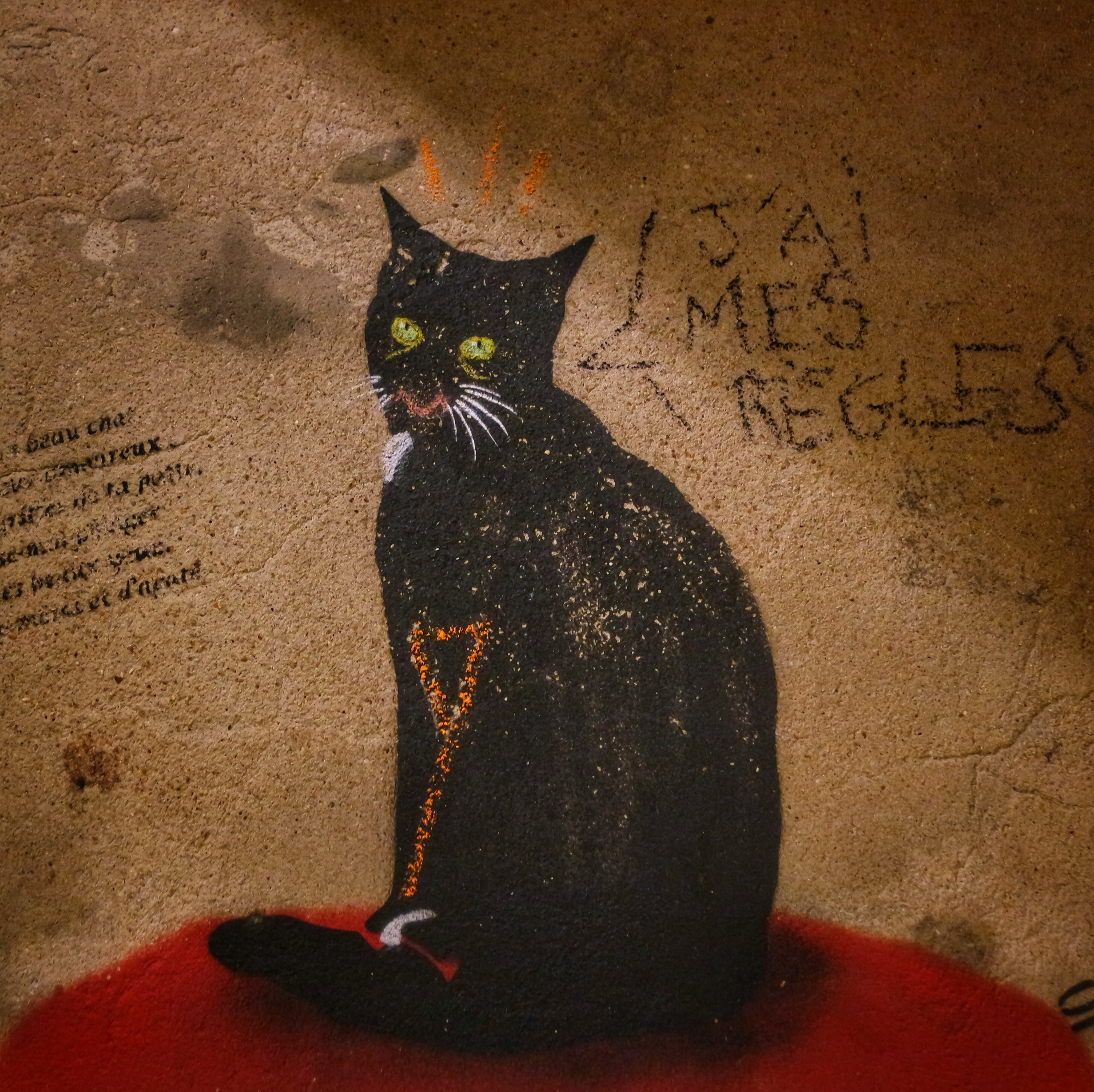 graf dans les rues du centre ville de Caen