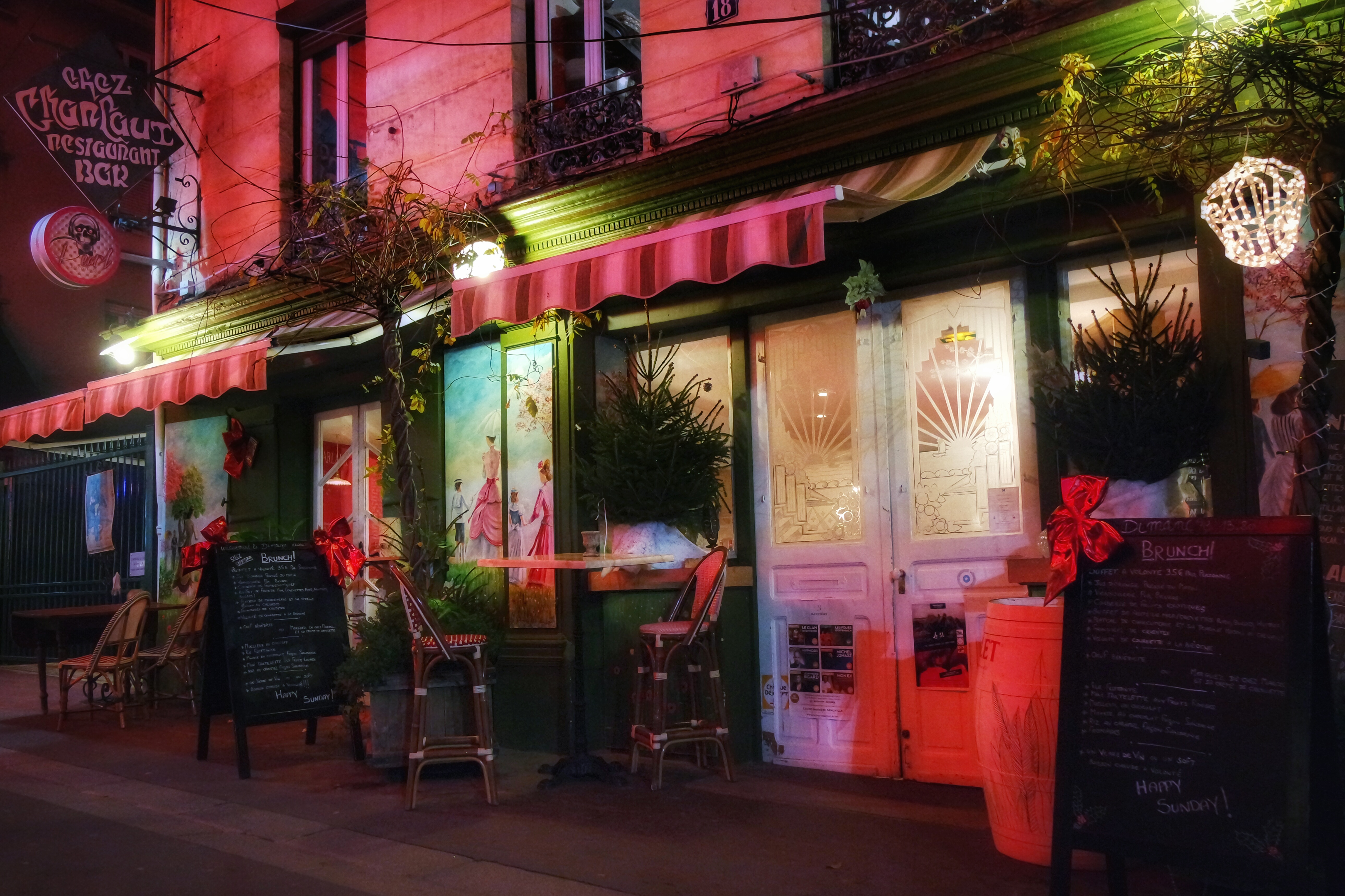 un restau dans les rues du centre historique de Caen