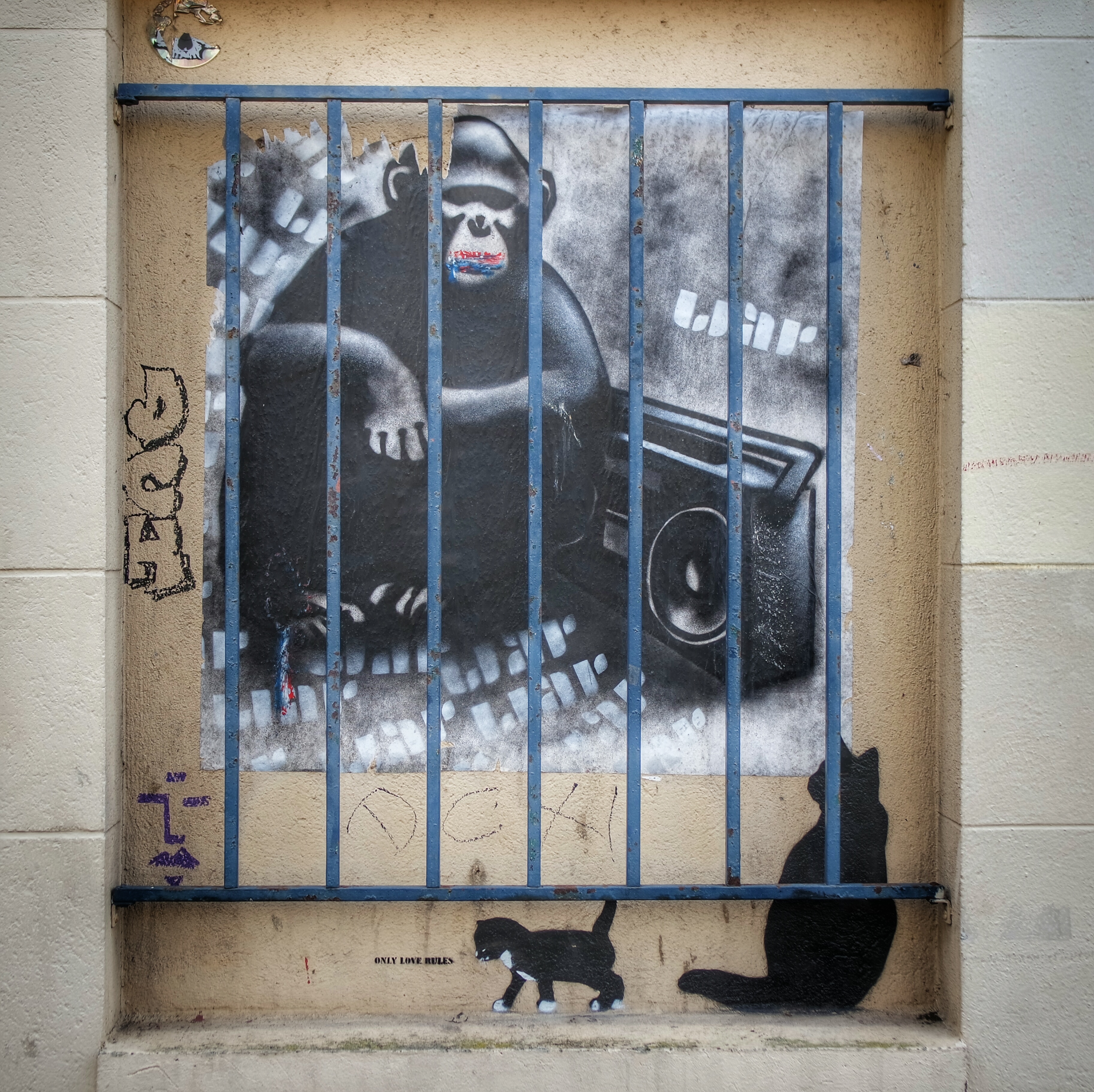 graf dans les rues du centre ville de Caen