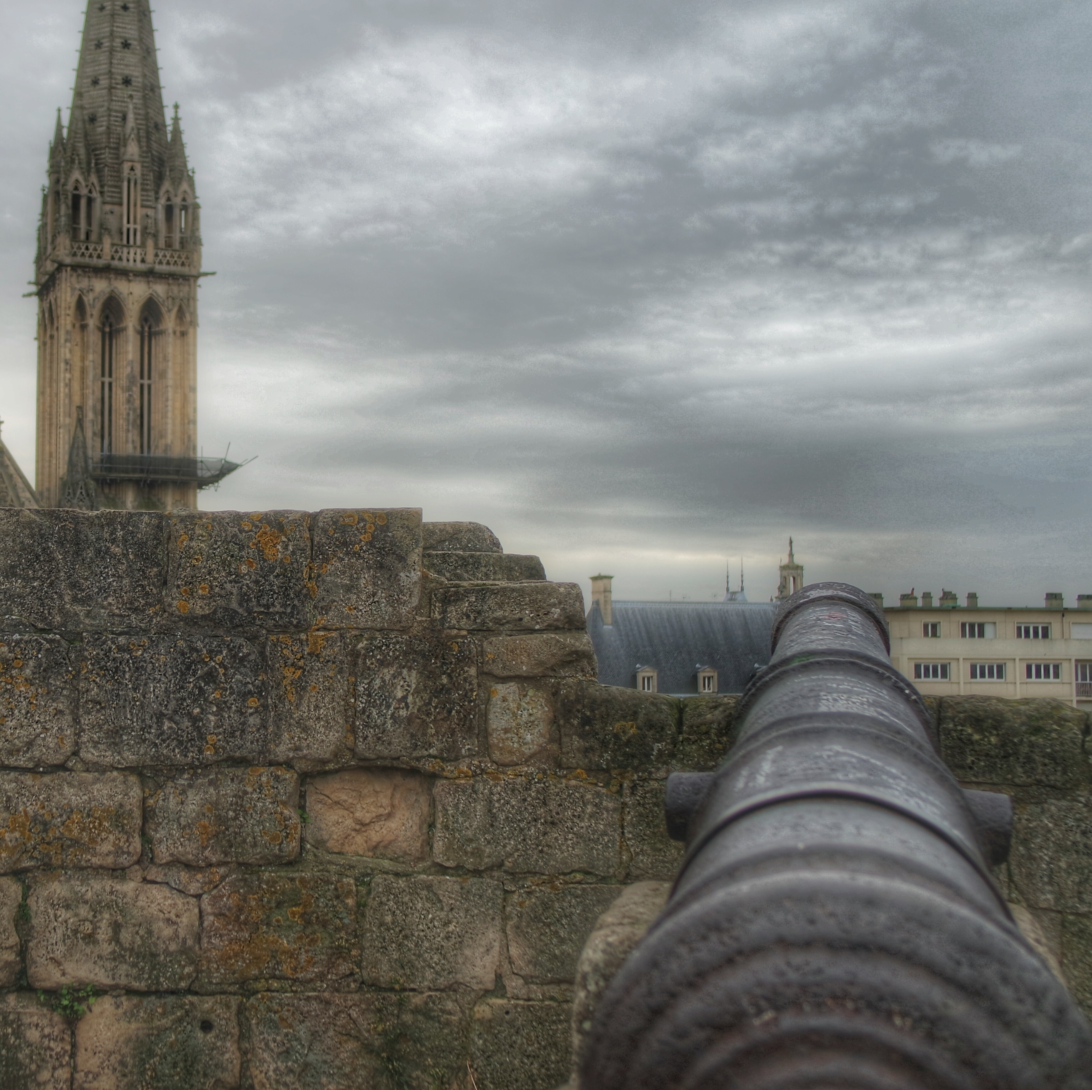vue depuis le château ducal Caen