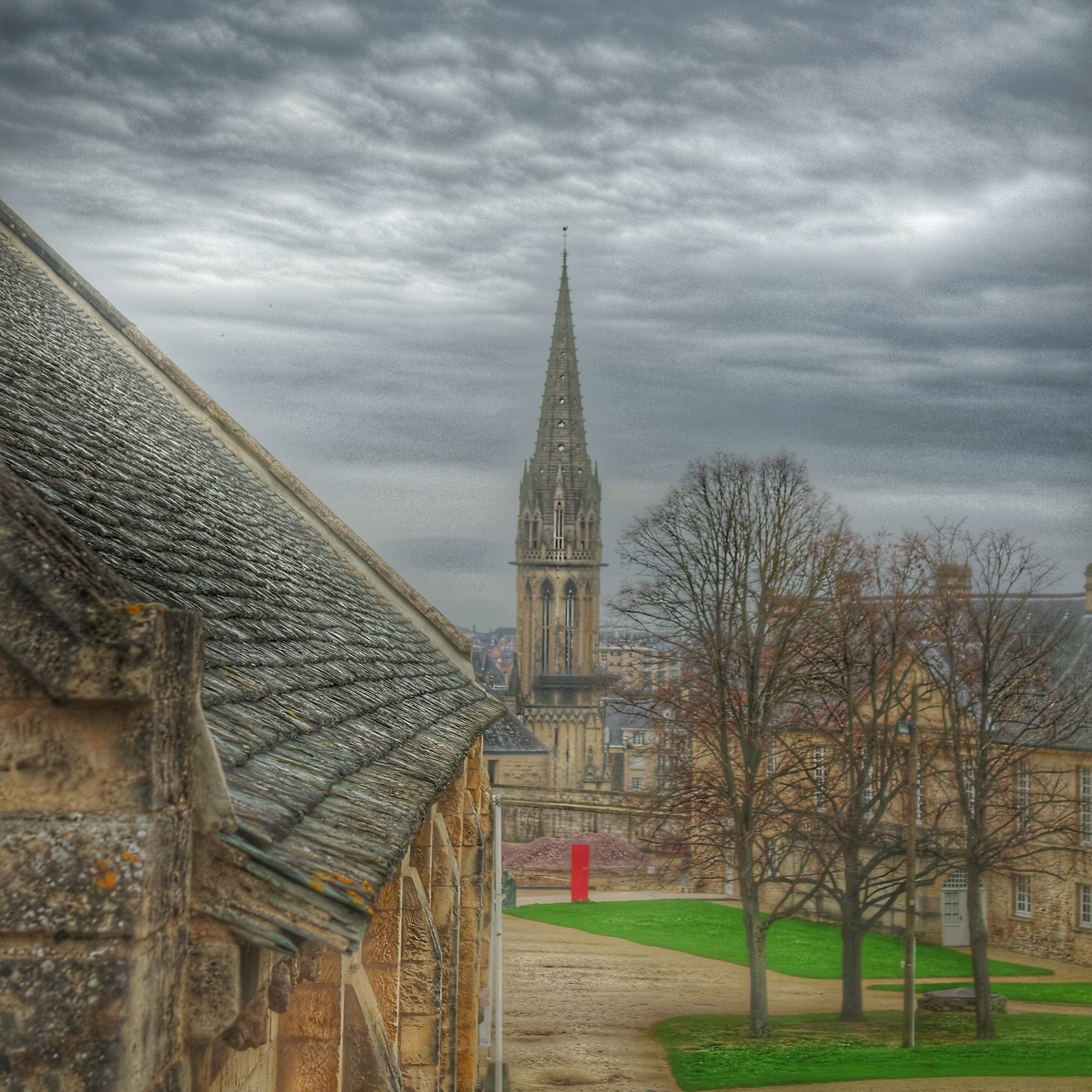 vue depuis le château ducal Caen
