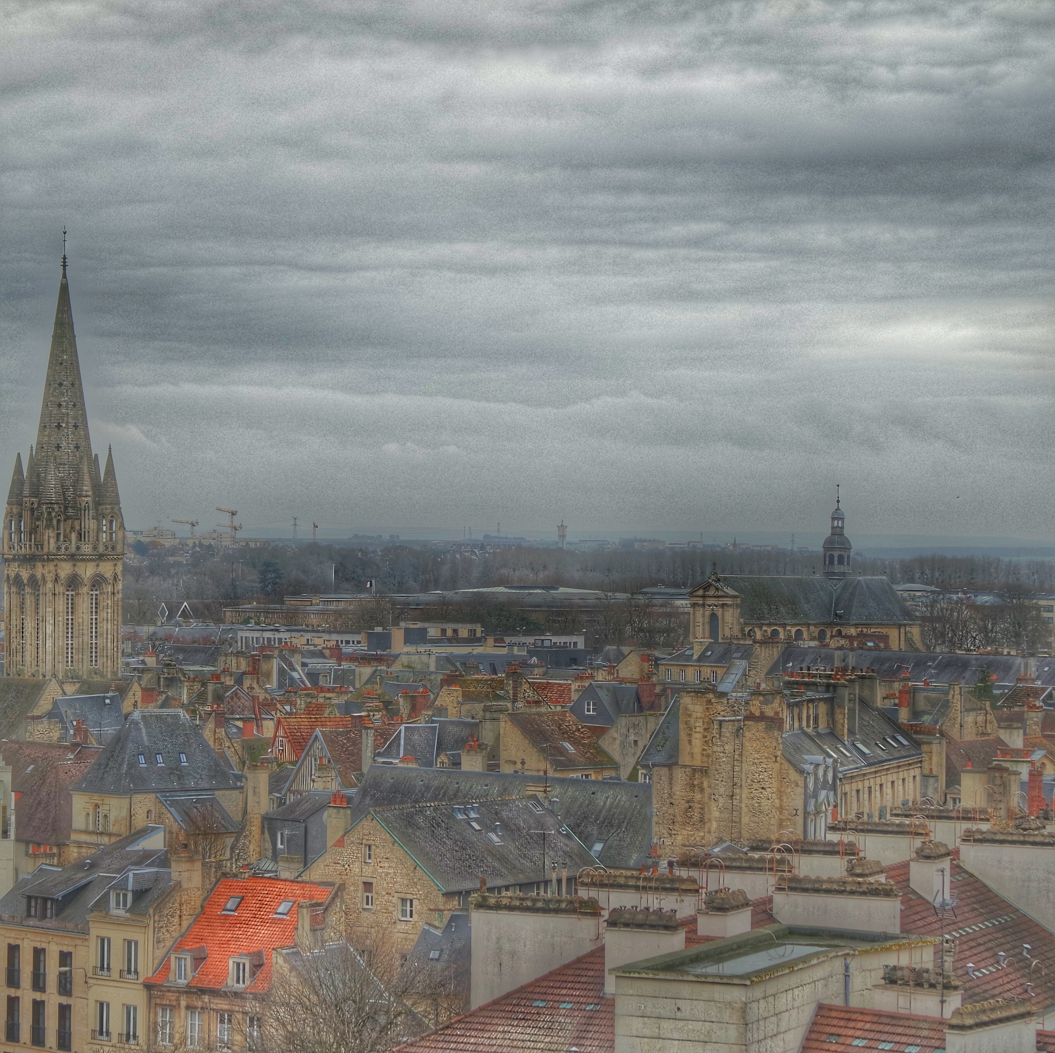 vue depuis le château ducal Caen