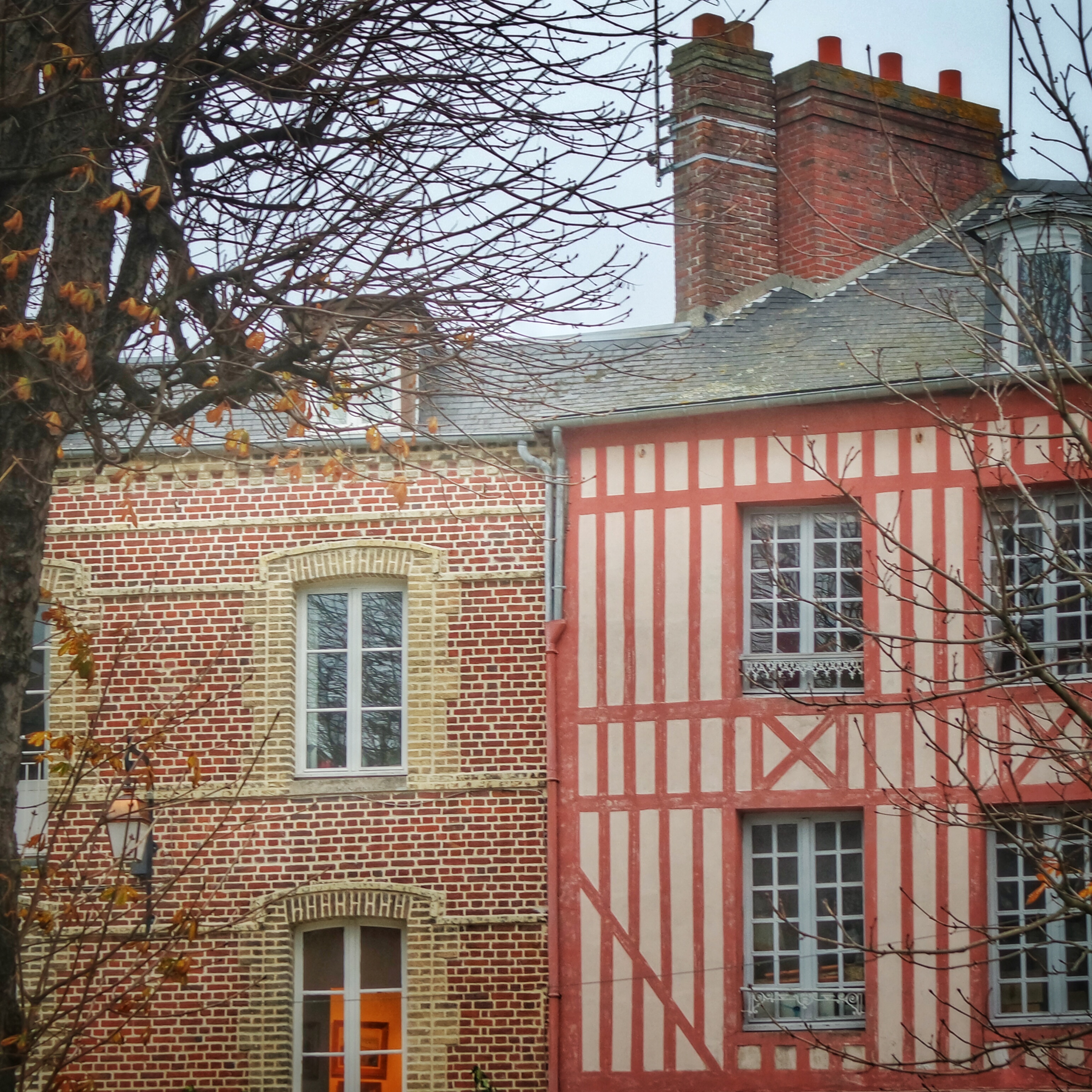 dans les rues de Honfleuro