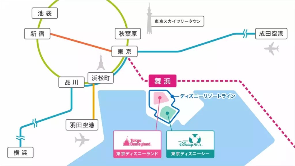 東京迪士尼住宿飯店推薦19家 成田機場、羽田機場、淺草、新宿交通攻略