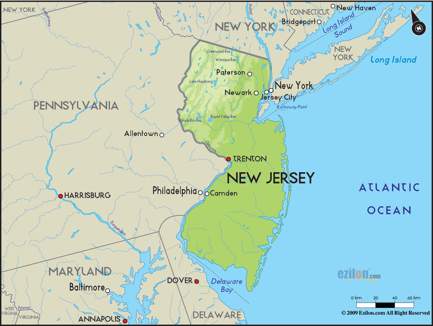 New Jersey Map ToursMaps Com New Jersey Map 1 