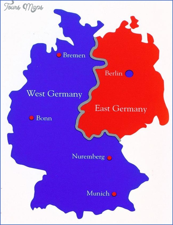 WEST GERMANY ToursMaps Com Mapwest Eastgermany 
