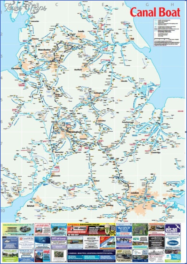 Uk Canal Maps ToursMaps Com Uk Canal Maps 2 