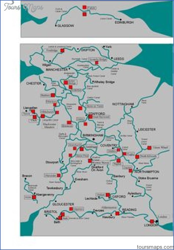 Uk Canal Network Map Pdf ToursMaps Com Uk Canal Network Map Pdf 3 