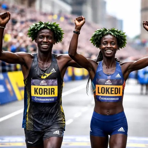 Korir Rewrites Boston History as Lokedi Confirms Kenyan Dominance