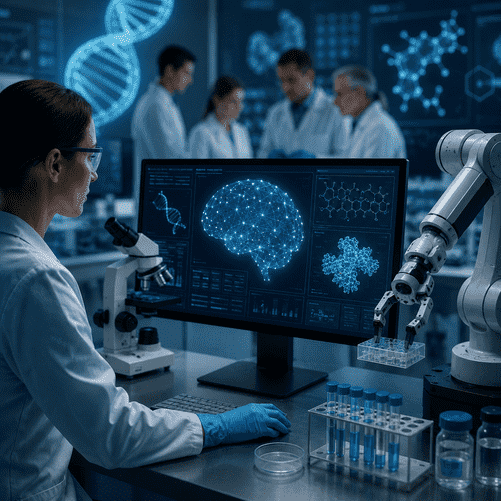 Big Pharma Turns to AI to Speed Up the Race for New Medicines
