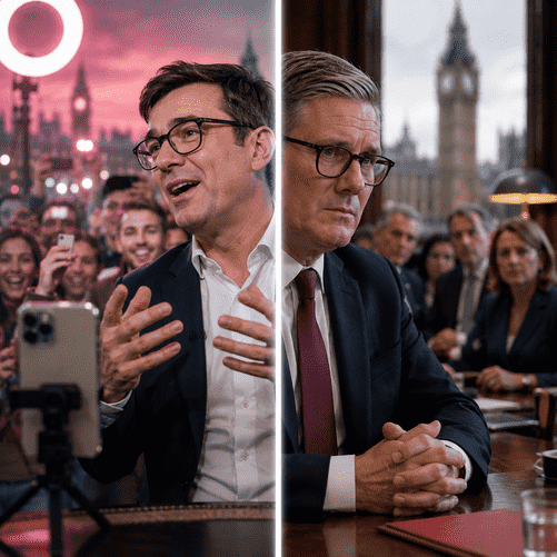 Burnham Rebrands Downing Street With Speed, Social Media and Political Theatre