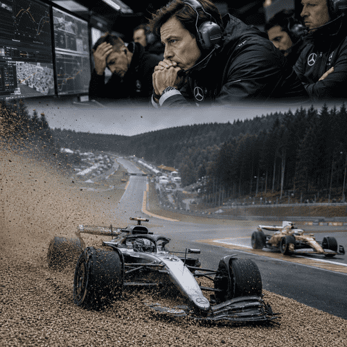 Mercedes Accepts Blame as Russell’s Belgian Grand Prix Ends in Disaster