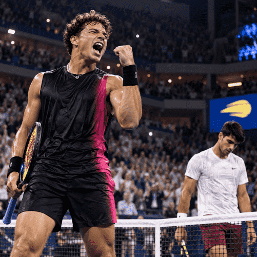Shelton Stuns Alcaraz in Midnight Epic to Reach US Open Semi-Finals