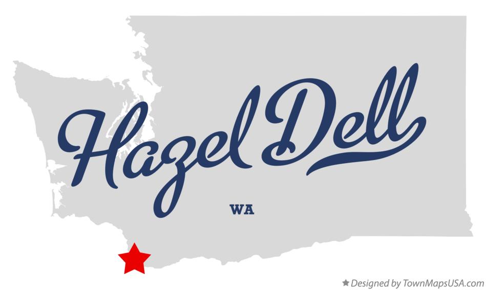 Map Of Hazel Dell WA Washington Map Of Hazel Dell Wa 