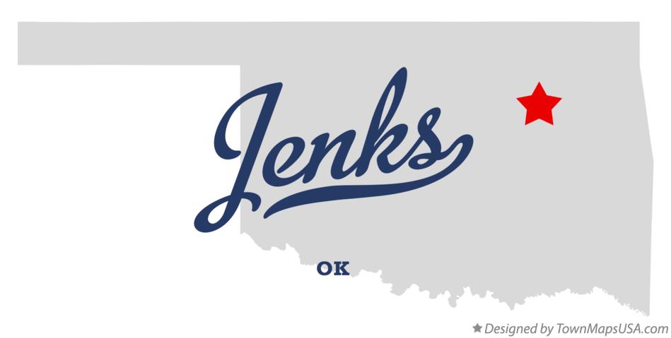 Jenks Oklahoma Map Tulsa Metro City Of Ok.