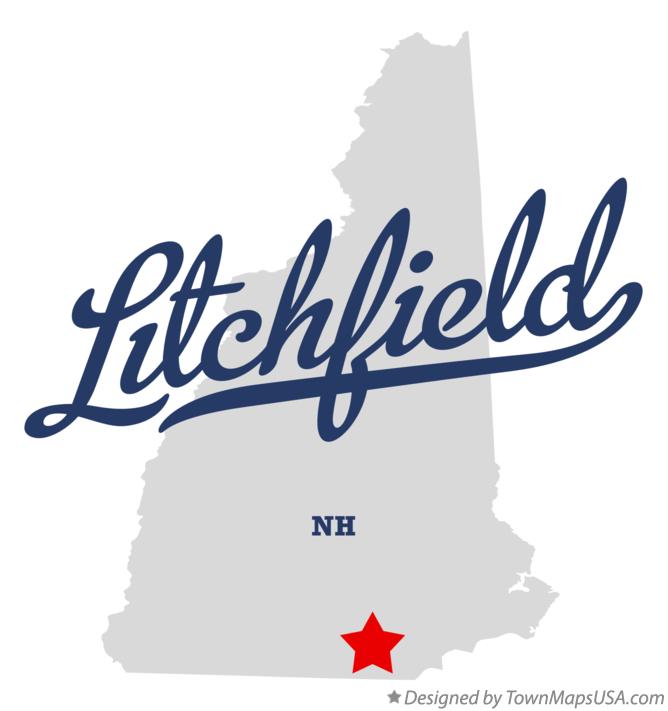 Litchfield New Hampshire Town Hall At Merrill Lavallee Blog Map Of Litchfield Nh 