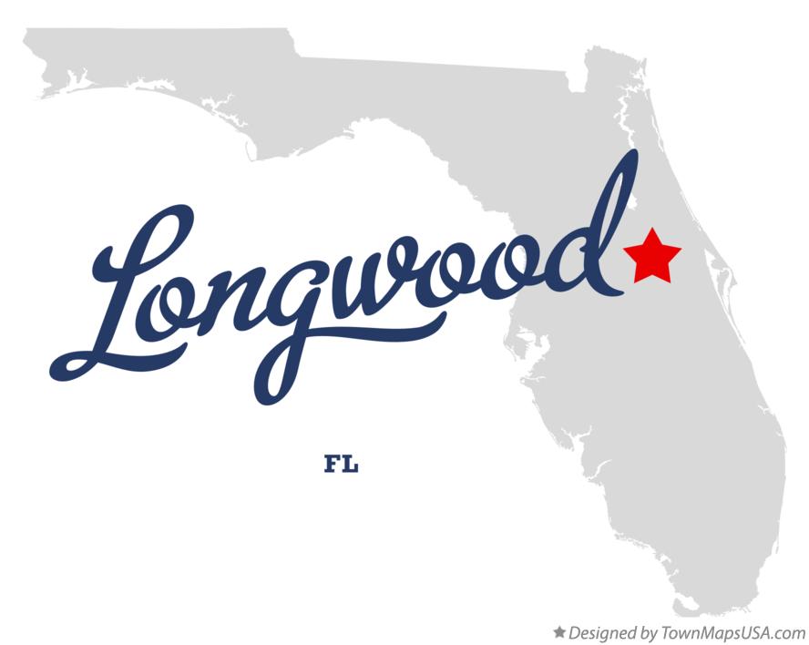 Map Of Longwood Florida Map Of Longwood Fl 