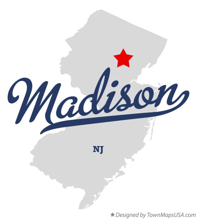 Map Of Madison NJ New Jersey Map Of Madison Nj 