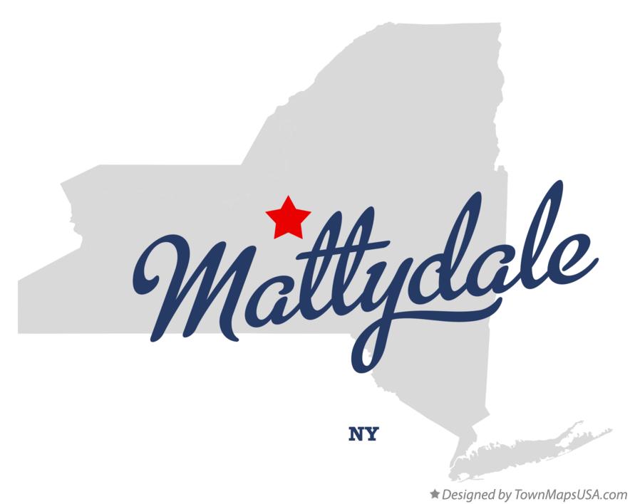 Map Of Mattydale NY New York.
