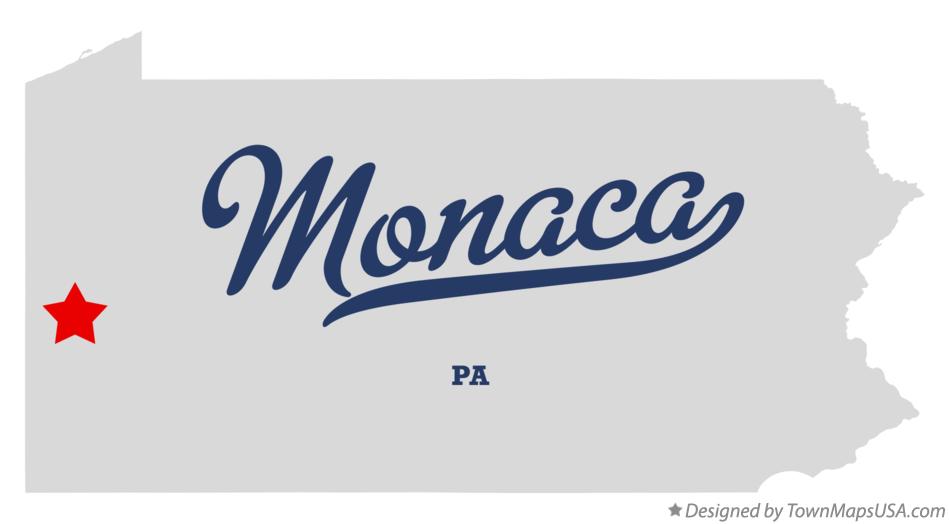 Map Of Monaca PA Map Of Monaca Pa 