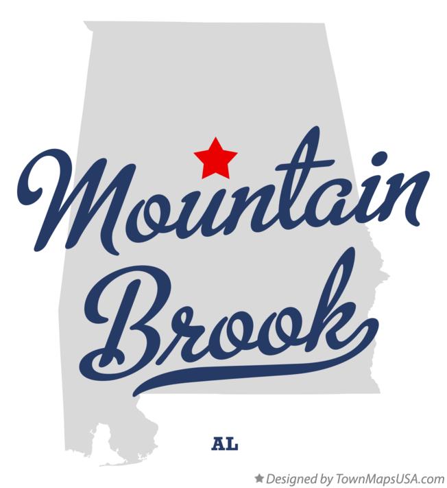 Map Of Mountain Brook AL Alabama Map Of Mountain Brook Al 