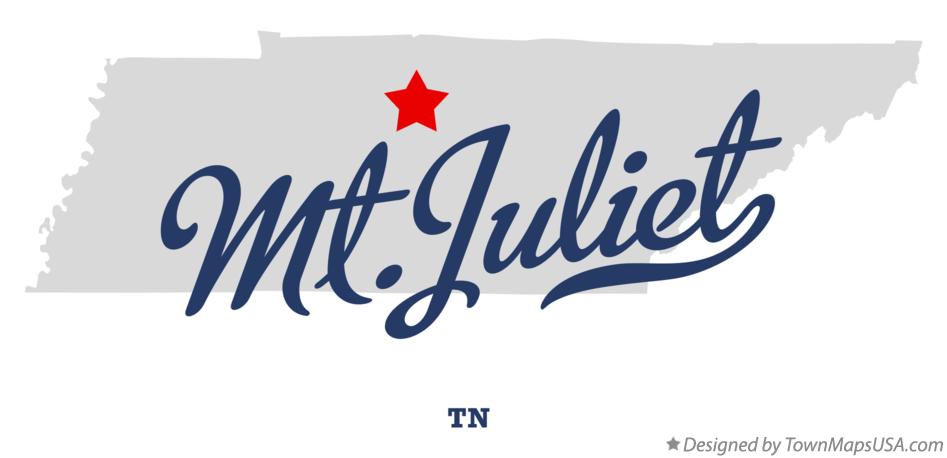 Map Of Mt Juliet TN Tennessee Map Of Mt Juliet Tn 