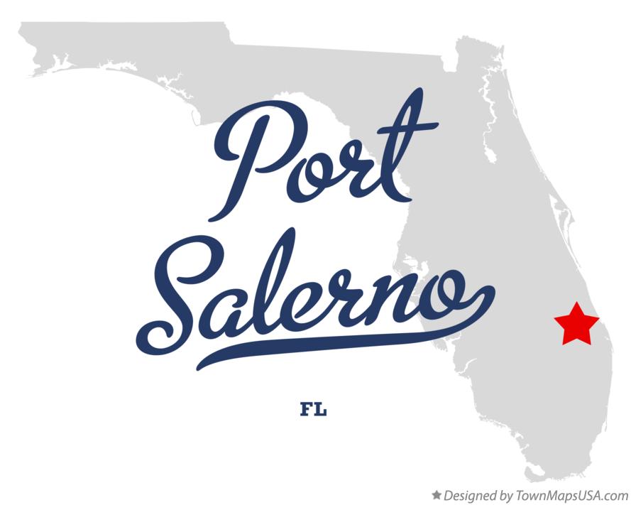 Map Of Port Salerno FL Florida Map Of Port Salerno Fl 
