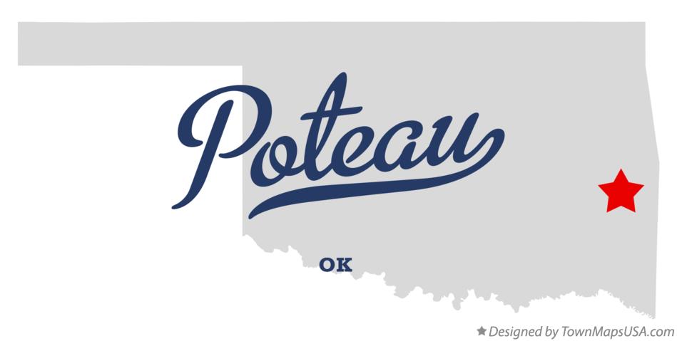 Map Of Poteau OK Oklahoma Map Of Poteau Ok 