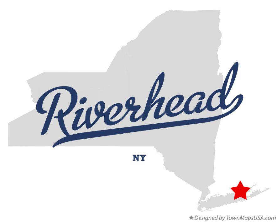 Map Of Riverhead New York Ny.