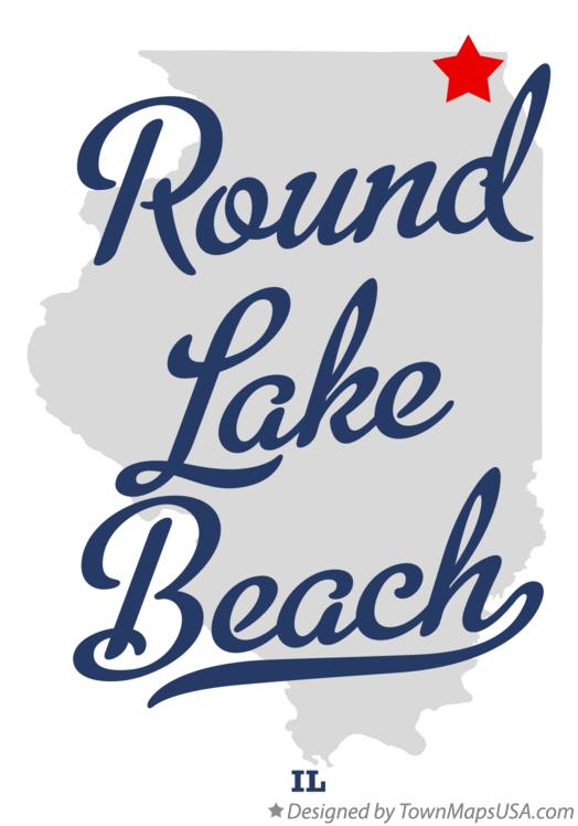 Map Of Round Lake Beach IL Illinois Map Of Round Lake Beach Il 