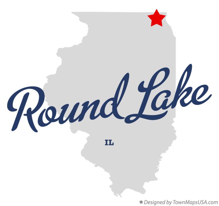 Map Of Round Lake IL Illinois Map Of Round Lake Il 